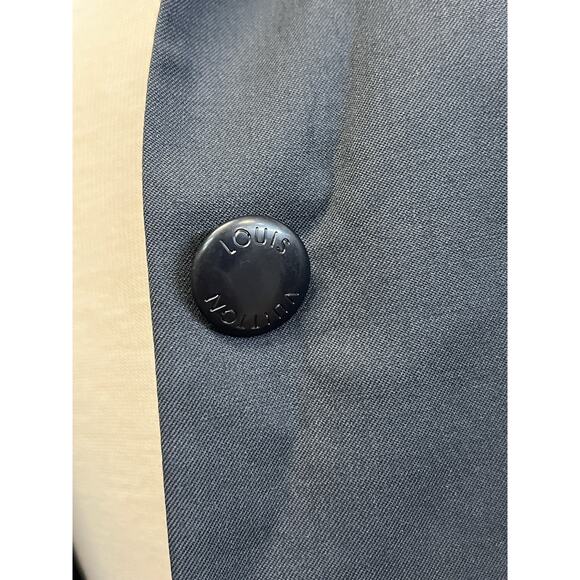 Louis Vuitton Uniforms Women’s Wool Blend Navy Jacket With Buttons Size 32 - Picture 3 of 9